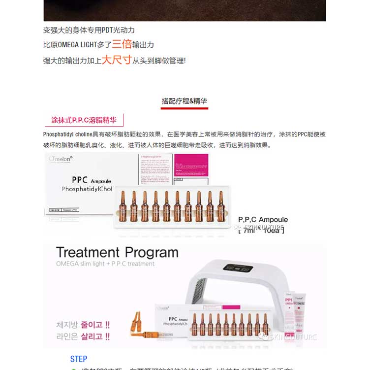 OMEGA Slim Light LED復合光療儀(圖6)